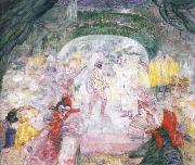 James Ensor Theater of Masks oil painting
